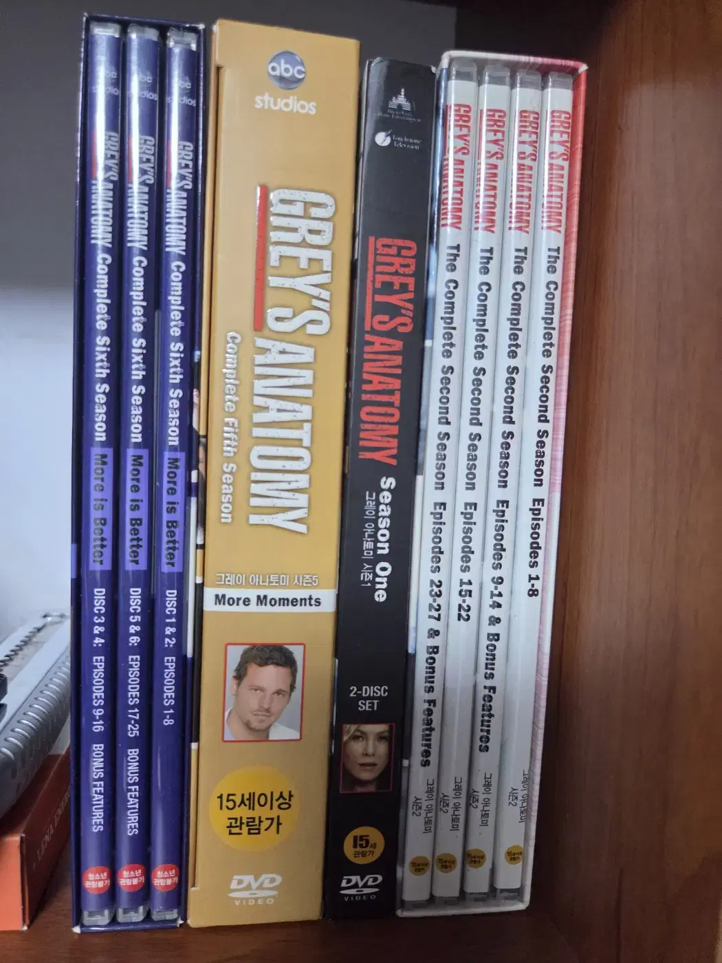 Grey's Anatomy Season 1, 2, 5, 6 DVD