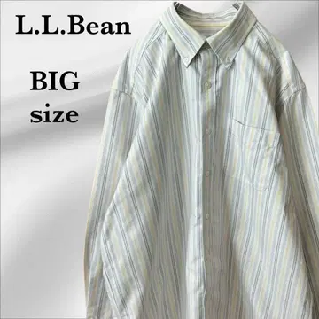 엘엘빈 'L.L.Bean' 셔츠 [F] 스트라이프 큰 사이즈 빅 긴팔