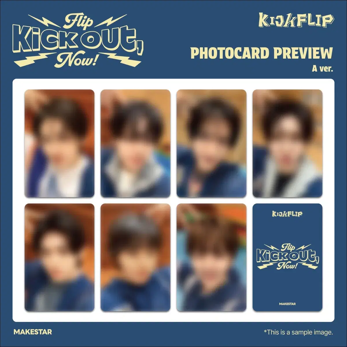 Kickflip Makestar Offline Unreleased Photocard Buncheol wts