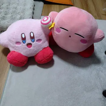커비 봉제 인형 2종 세트