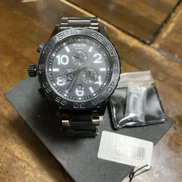 NIXON 42-20 Chrono 올 블랙 손목시계
