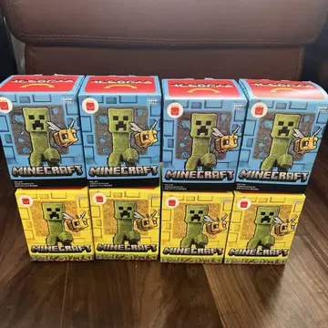 Minecraft 마인크래프트 맥도날드 피규어 8개 컴플리트