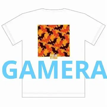 미개봉 새상품 GAMERA 갸오스 티셔츠 XL 사이즈 화이트 애니메이션