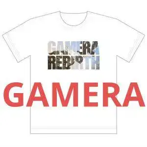 미개봉 새상품 GAMERA T셔츠 XL 사이즈 화이트 애니메이션