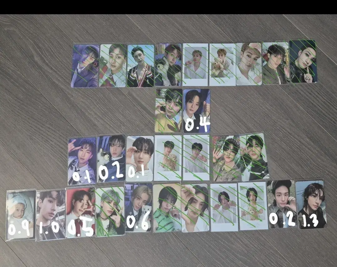 스트레이키즈 방찬 리노 창빈 현진 한 필릭스 승민 아이엔 포카 판매