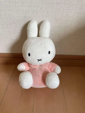 미피 봉제 인형 파스텔 컬러 미피 핑크 약 24cm