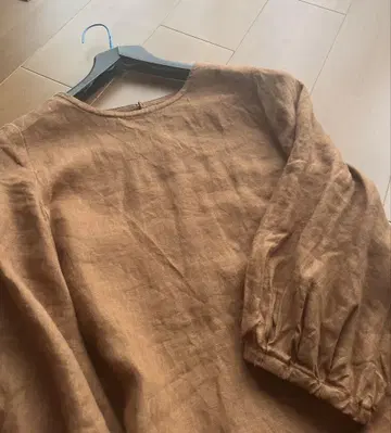 fog linen work 브라운 롱 원피스