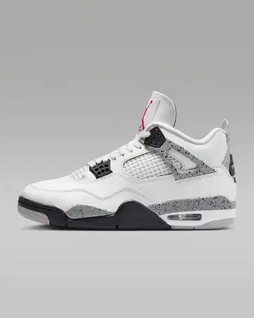 Air Jordan 4 화이트/그레이/블랙