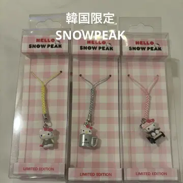 한국 한정판 스노우피크 헬로키티 콜라보 SNOWPEAK 키티 산리오