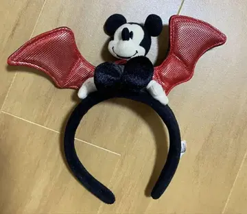 할로윈 미키 머리띠 박쥐