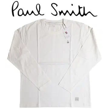 폴스미스 긴팔 티셔츠 LL 컷소 폴스라빗 자수 화이트