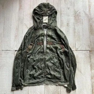 구제 의류 아노락 후드티 밀리터리 디자인 japan vintage