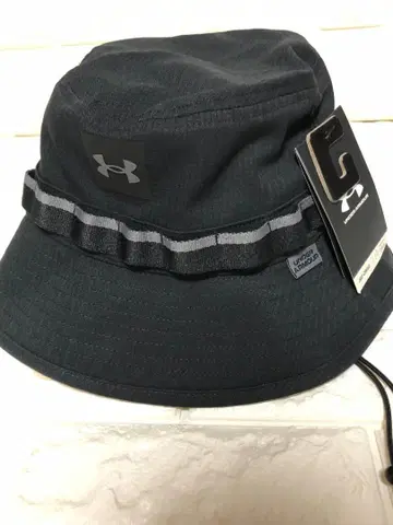 Under Armour 블랙 버킷 햇 새상품 택 포함