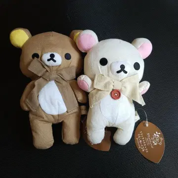 리락쿠마 내추럴 린넨 봉제 인형 코리락쿠마