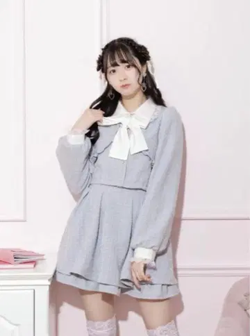 노에미 NOEMIE 아가씨 반짝이 트위드 셋업 Fsize