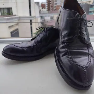 알든 블랙 레이스업 가죽 신발 10 올든 #961 V 칩