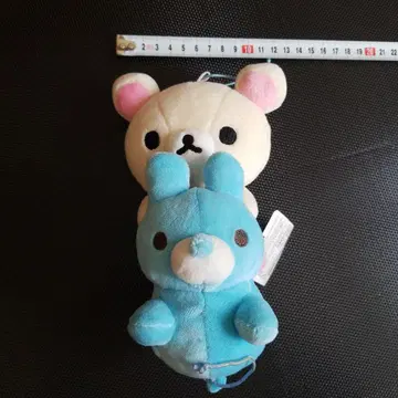 리락쿠마 스토어 한정판 모은 봉제 인형 토끼의 풍선 블루 코리락쿠마