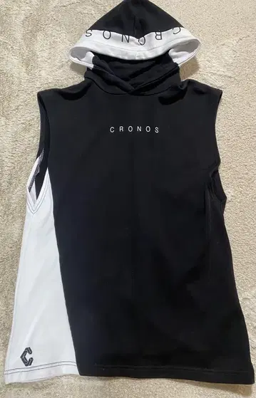 크로노스 cronos 슬리브리스 후디 M