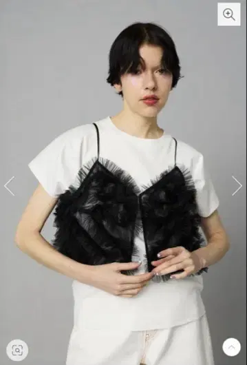 선착순! 해린 도트 사이 Many frill bustier