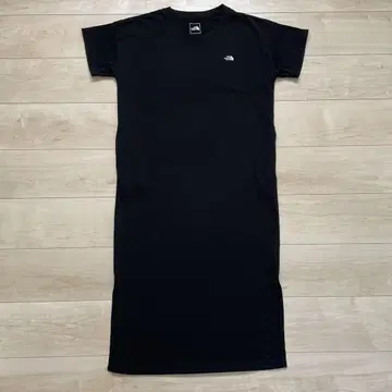 The North Face 블랙 반팔 원피스