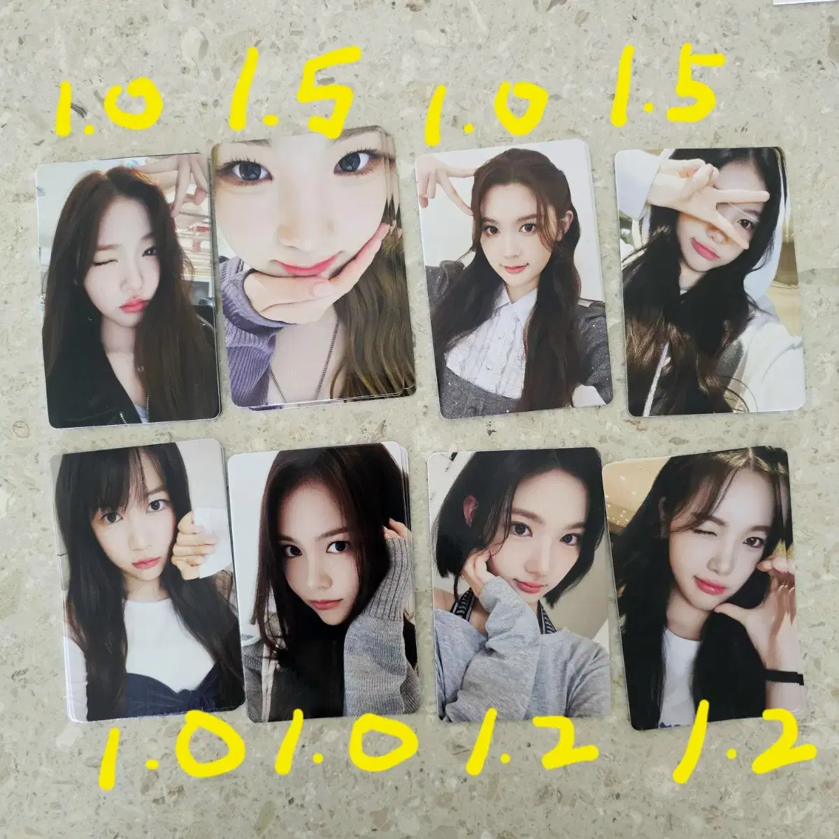 Hearts2hearts MuBeat Mall poca unreleased photocard Ian Zuu Jiwoo