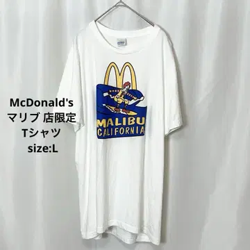 McDonald's 맥도날드 말리부 한정판 티셔츠 캘리포니아 L