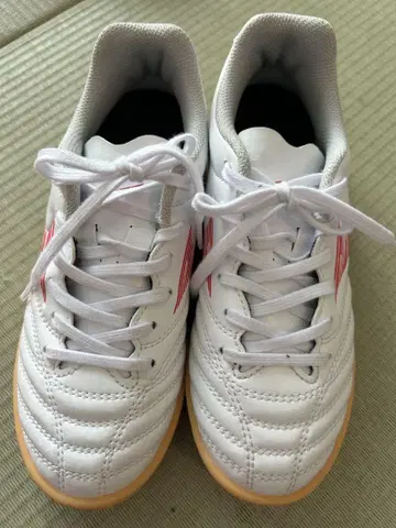 Mizuno 풋살화 21.0cm 화이트/레드