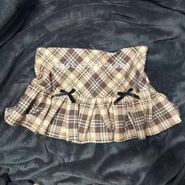 발레 코어 coquette 체크 리본 플리츠 00s 공주 갸루
