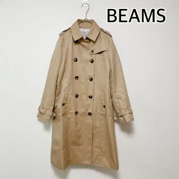 BEAMS 빔즈 빔즈 트렌치코트 베이지