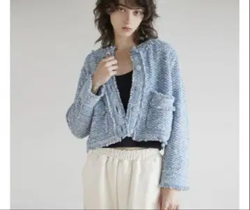 Sea Room Lynn Shine Tweed Knit 자켓