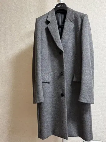폴스미스 캐시미어 체스터 코트 그레이 M