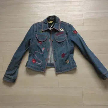 SONIA RYKIEL 자수 데님 자켓 40