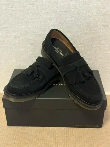새상품급 미사용 새상품 Loake 빔즈 별주 태슬 로퍼 블랙 26cm