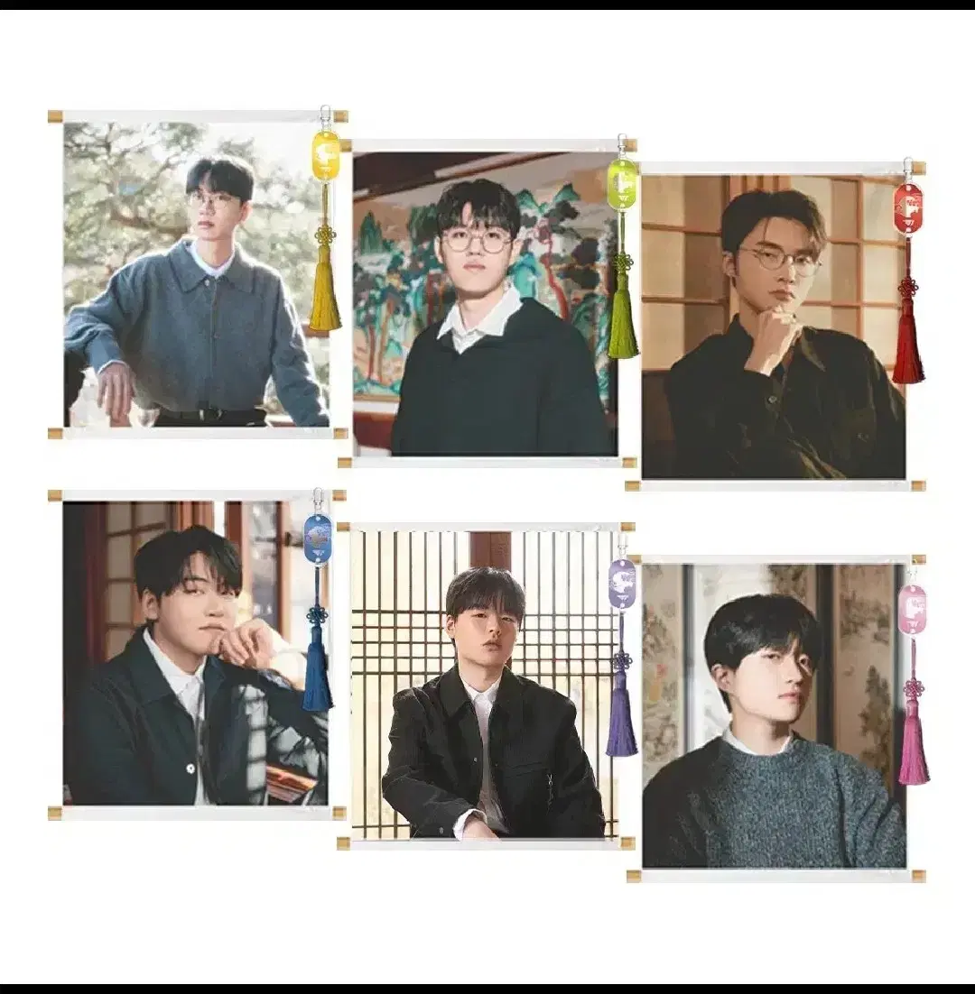 T1 티원 포스터 키링 세트