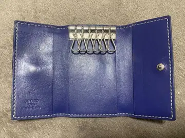 GOYARD 고야드 6연속 키케이스 헬리본 네이비 x 블루
