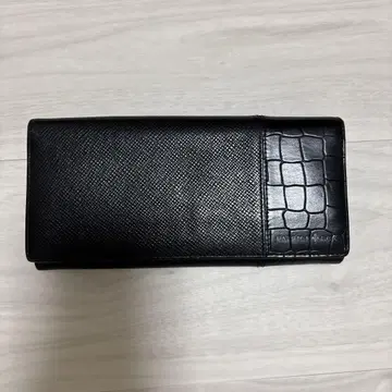 PATRICK COX 크로커다일 스타일 장지갑 블랙