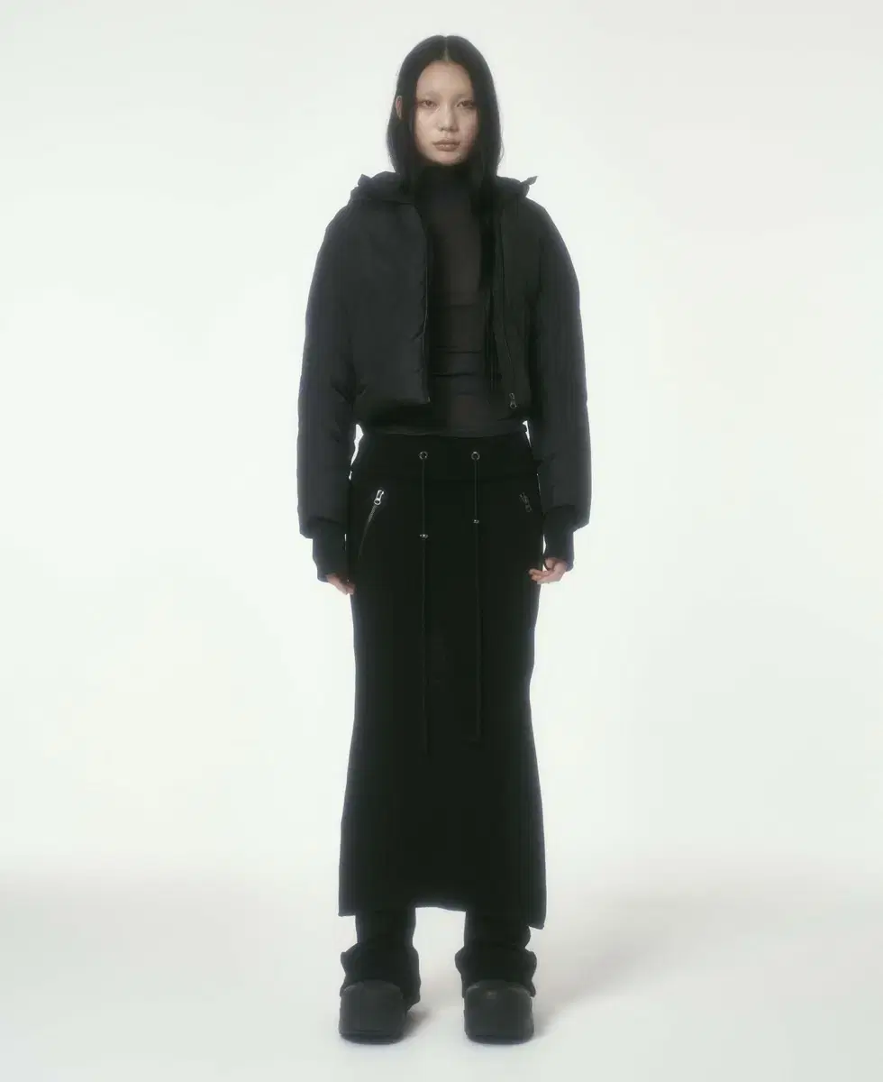 bonnae Wool skirt (Black)