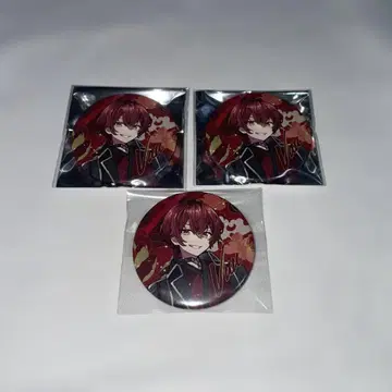 Knight A 기사 A 바우 캔뱃지 실물 크기 3개 세트