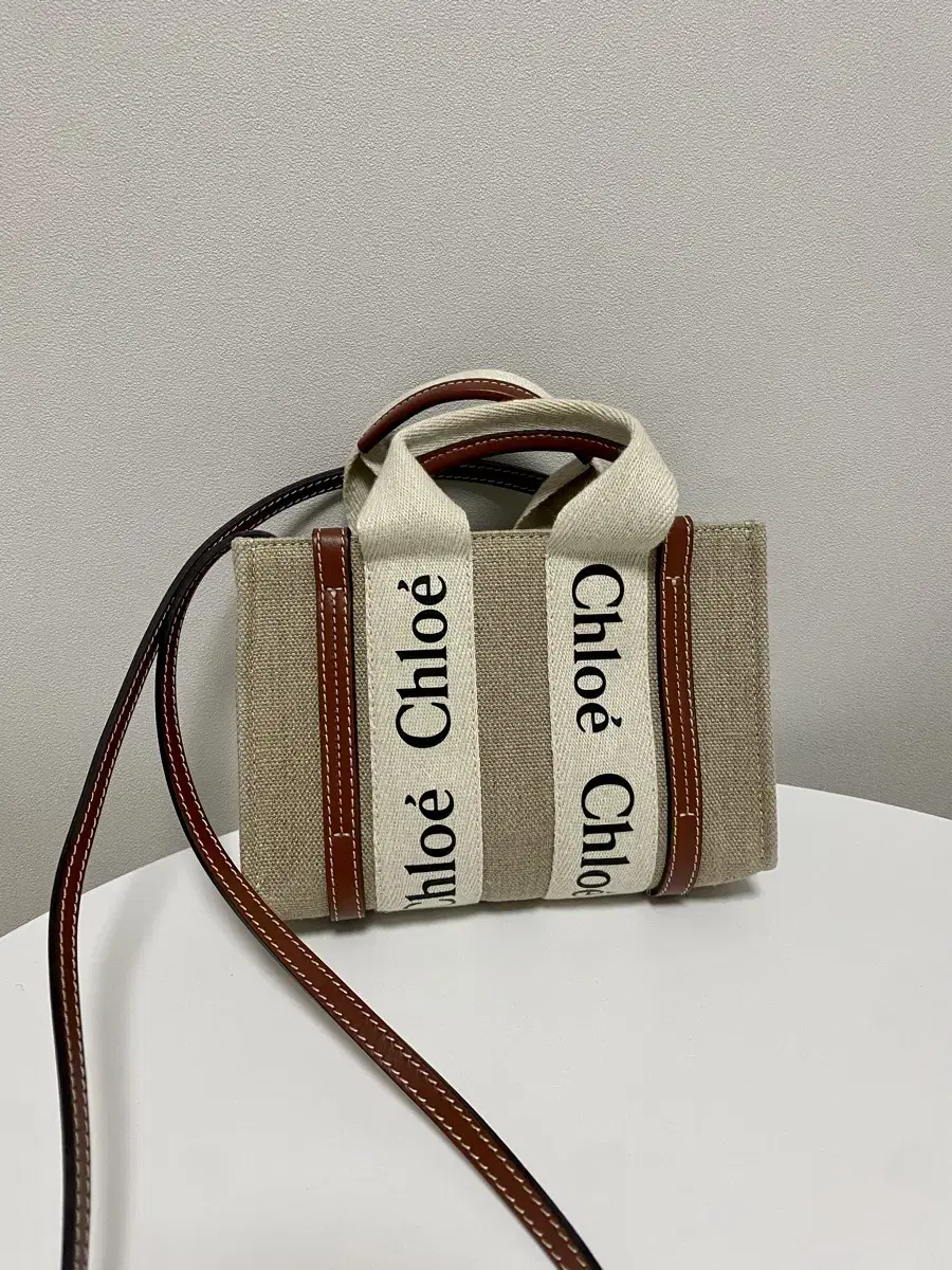 [24ss] Chloe Mini Woody Bag Tote Bag