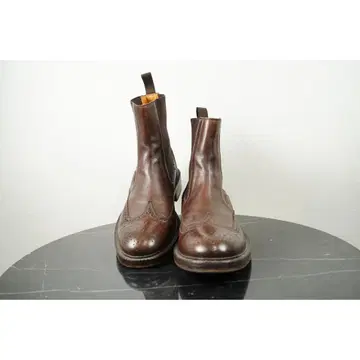ANTICA CUOIERIA 사이드 고어 부츠 43 27~27.5cm