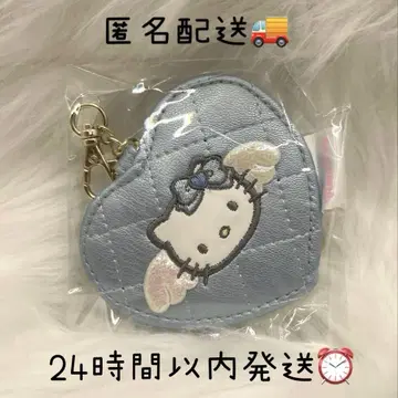 산리오 키티 엔젤 퀼팅 거울 블루
