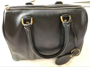 마가렛 호웰 미니 보스턴 백 블랙