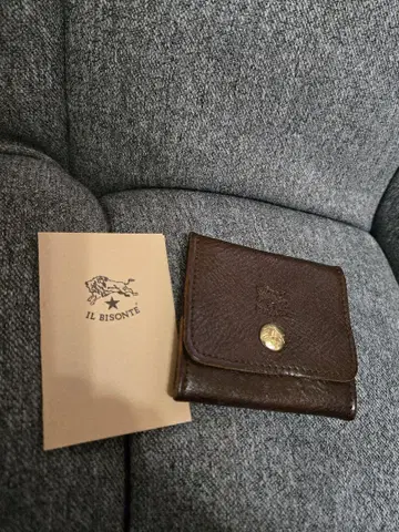 IL BISONTE 다크 브라운 코인 케이스
