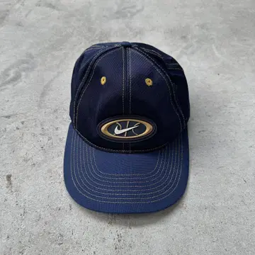 90년대 NIKE 나이키 메쉬 캡 6패널 실버 택 빈티지