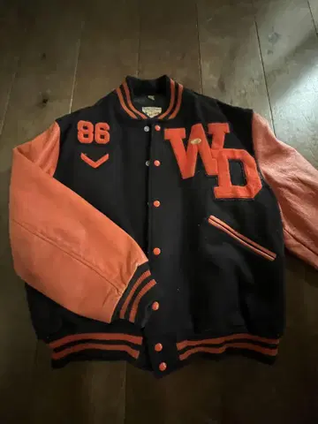 70년대 빈티지 WD 바시티 자켓