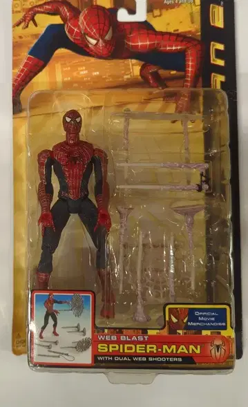 TOYBIZ (액션 피규어) 스파이더맨 / 웹 블래스트 6인치