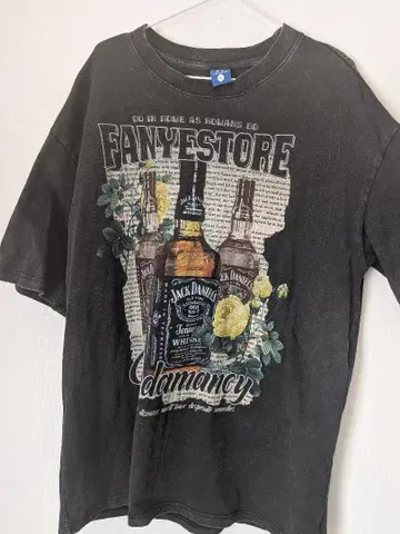 FANYESTORE 잭 다니엘 티셔츠 XL 그래픽