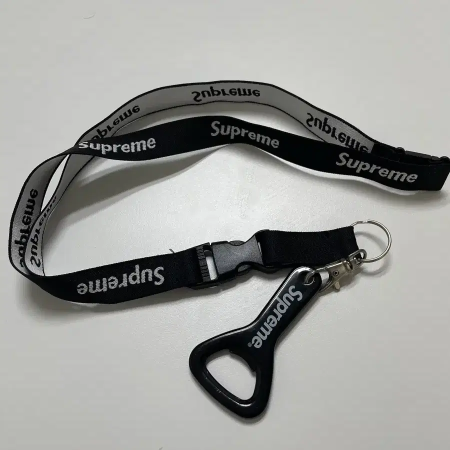 Supreme SS14 Bottle Opener Lanyard Black #supreme on Bunjang