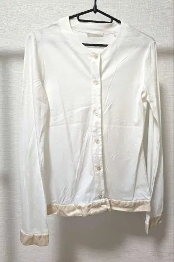 HELMUT LANG 코튼 저지 가디건