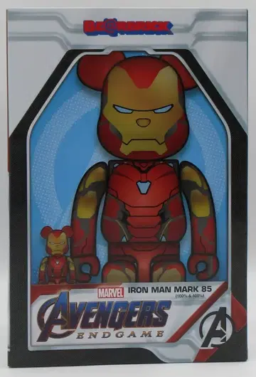 MEDICOMTOY 베어브릭 아이언맨 마크 85 100+400%